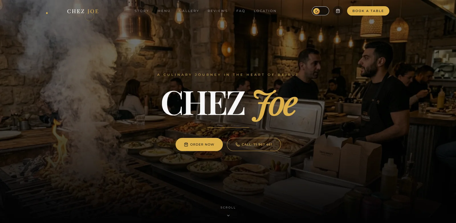 Chez Joe public project preview