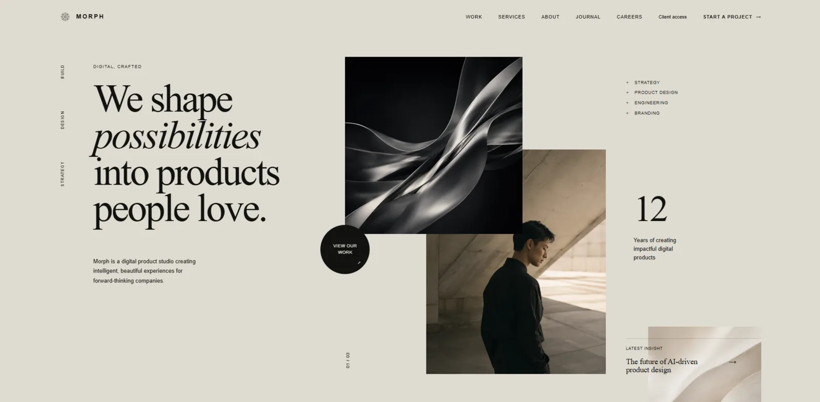 Morph Studio public project preview